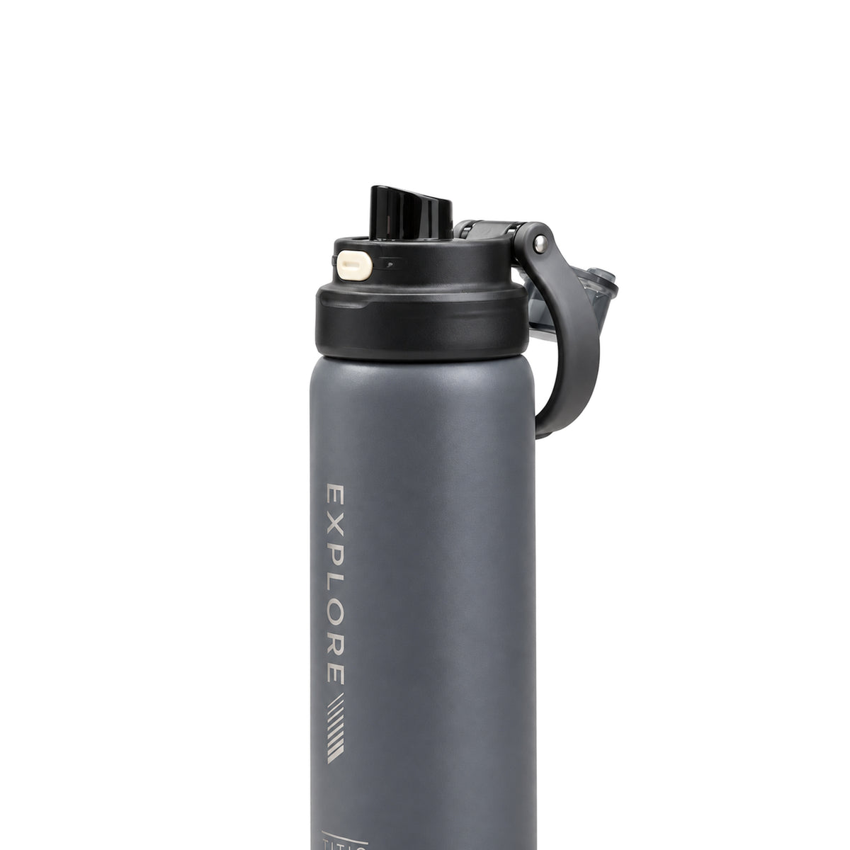 HOMEATIC EXPLORE STAINLESS STEEL WATER BOTTLE GREY