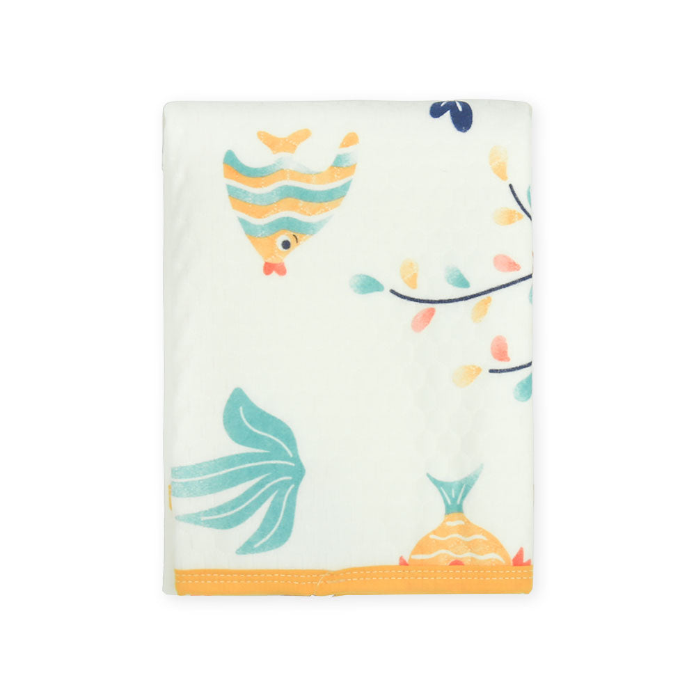 WATER PROOF PAD FISH PRINT