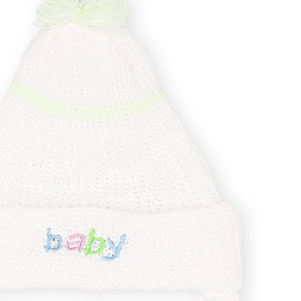 BABY WOOLEN CAP GREEN BABY