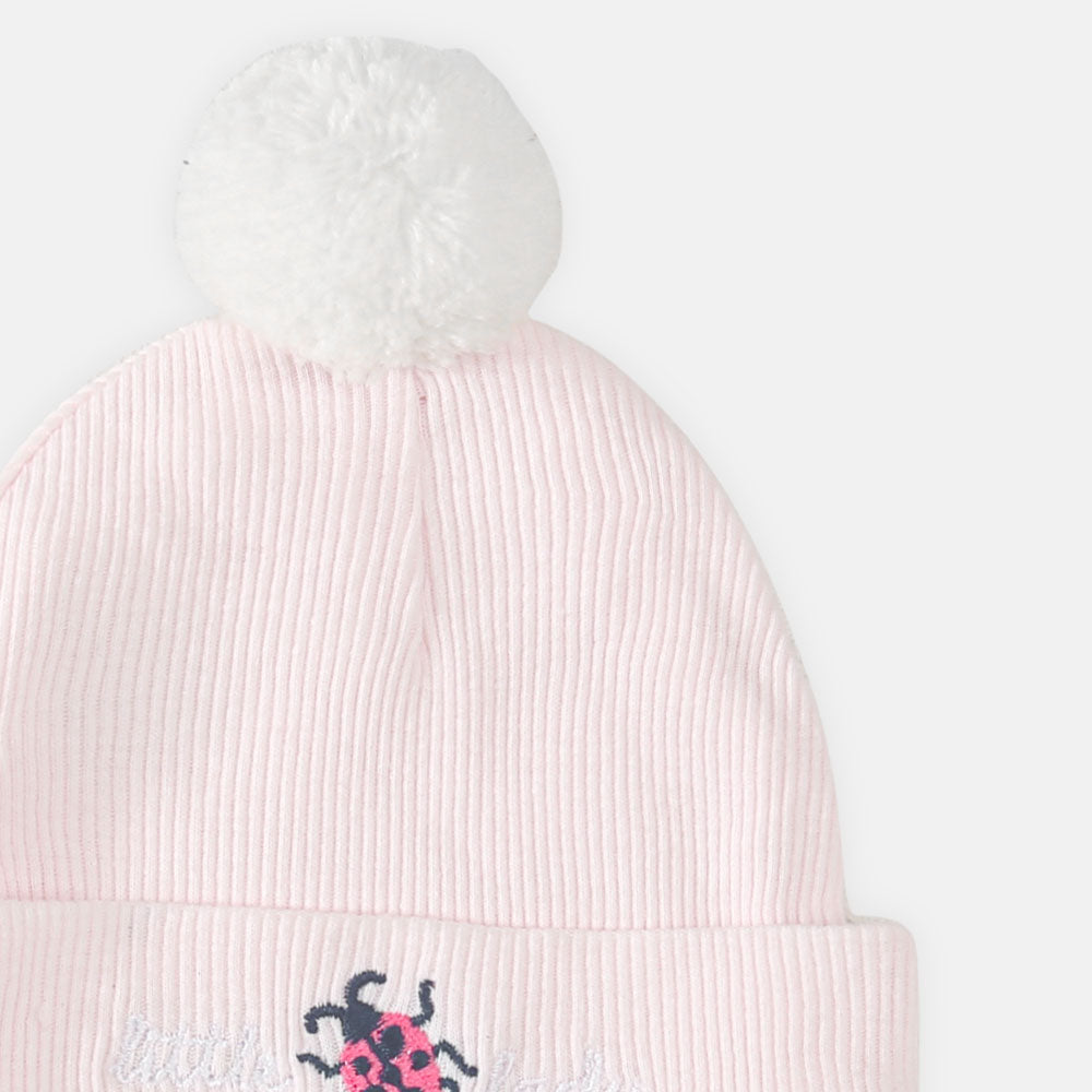 BABY CAP W/SOCKS LADY BIRD BEETLE