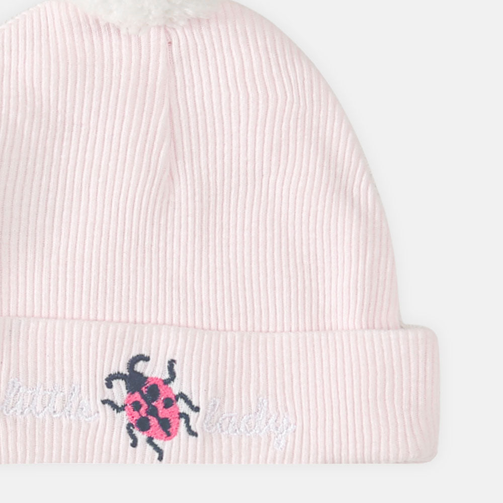 BABY CAP W/SOCKS LADY BIRD BEETLE