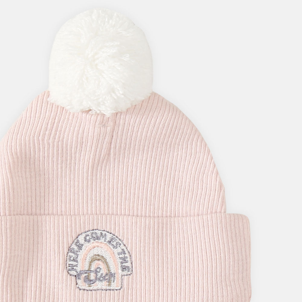 BABY CAP W/SOCKS RAINBOW
