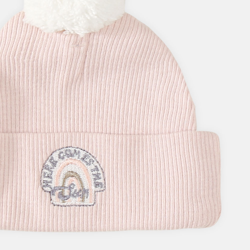 BABY CAP W/SOCKS RAINBOW