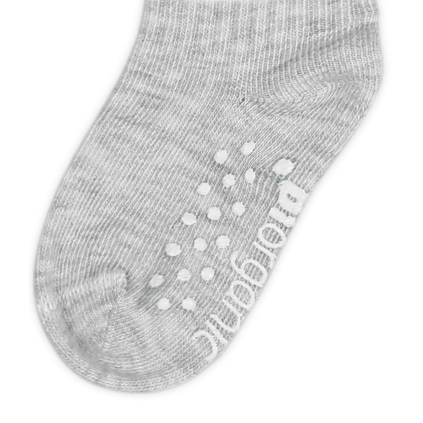 ORGANIC NON-SLIP ANKLE GIRL SOCKS PK-2