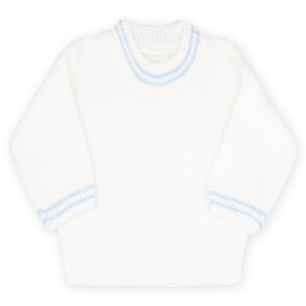 WOOLEN SUIT BLUE KNITTED