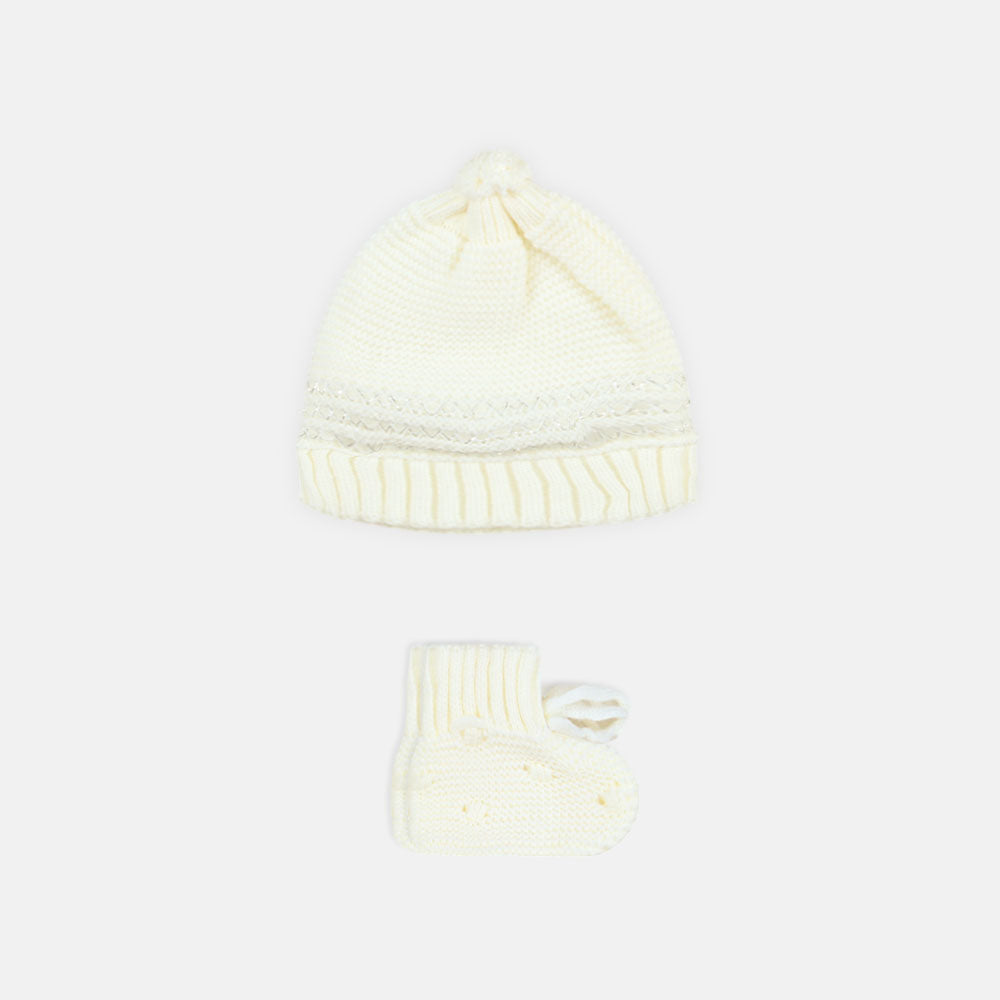 BABY WOOLEN SUIT PK-4 MOONBEAM SILVER