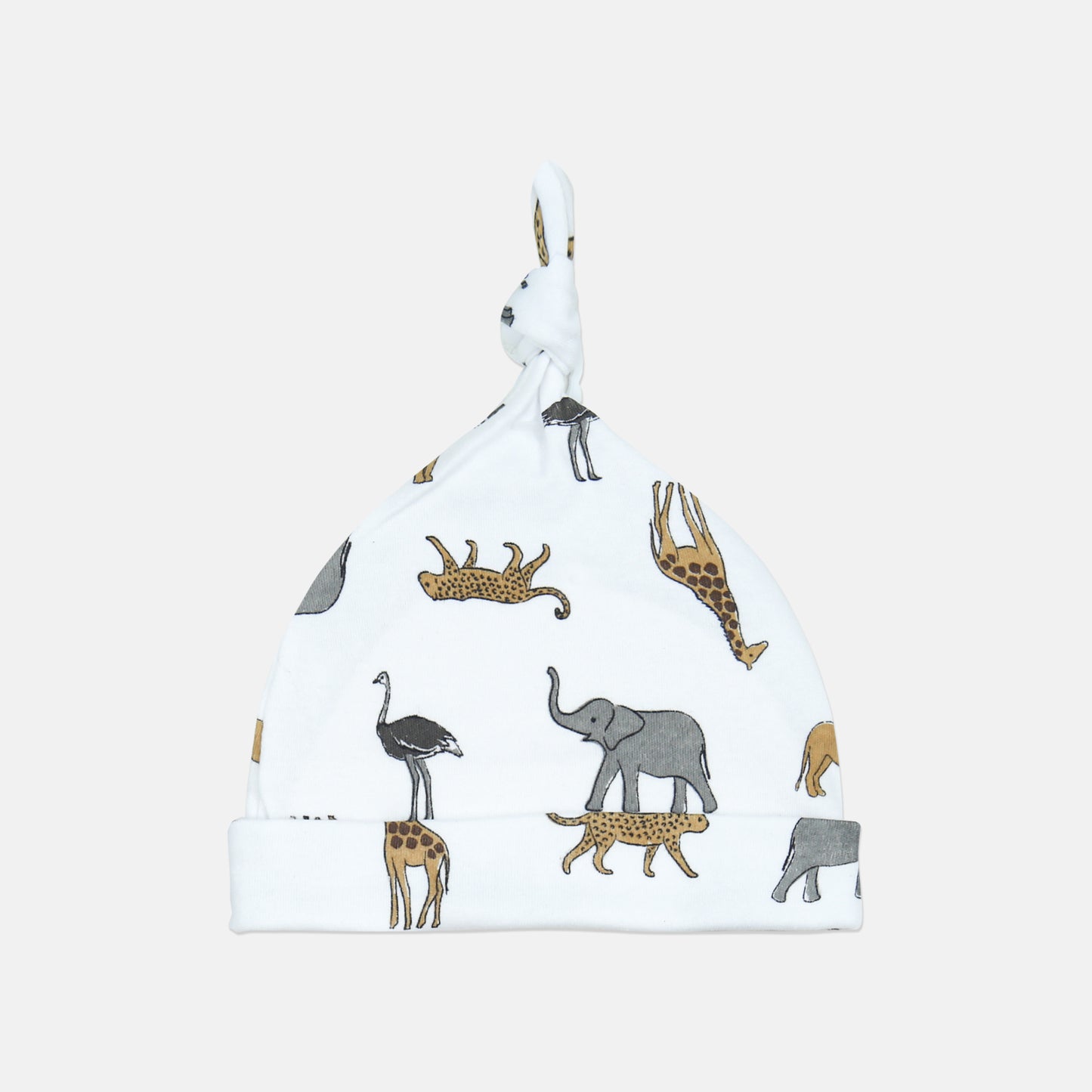 Safari Friends Bootie And Beanie Set