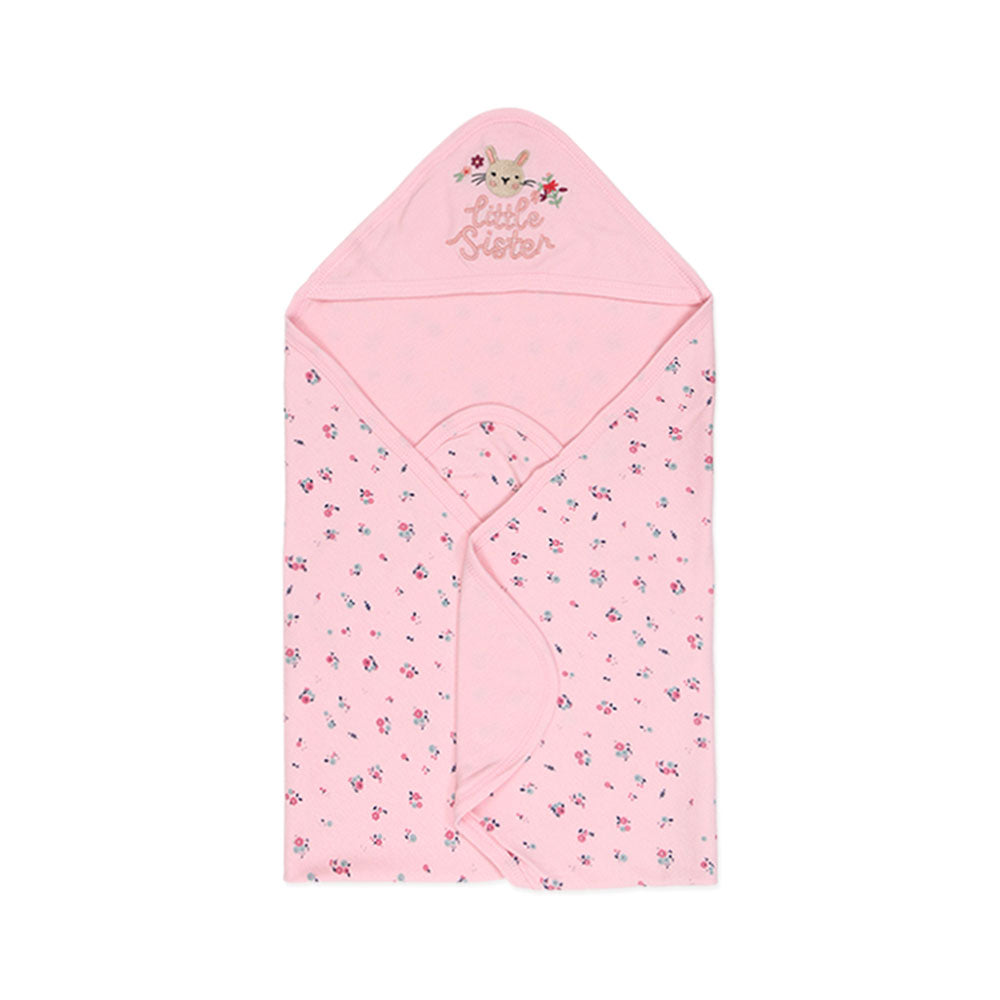 WRAPING SHEET PINK LITTLE BUNNY SISTER