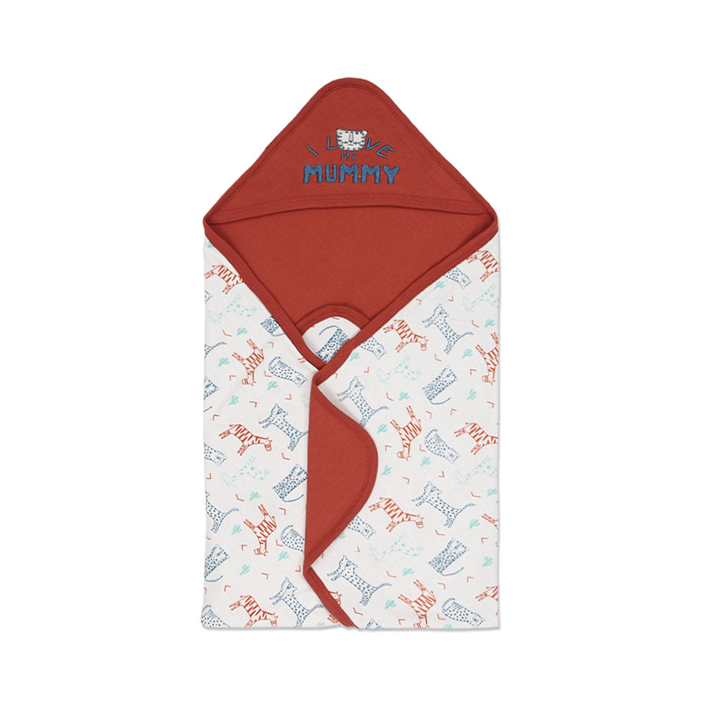 WRAPING SHEET MAROON LOVE MY TUMMY