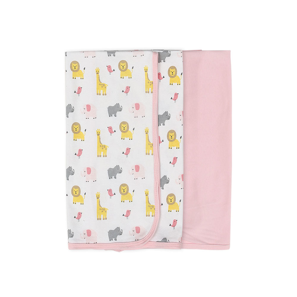WRAPING SHEET PK-2 PINK ANIMAL KINGDOM