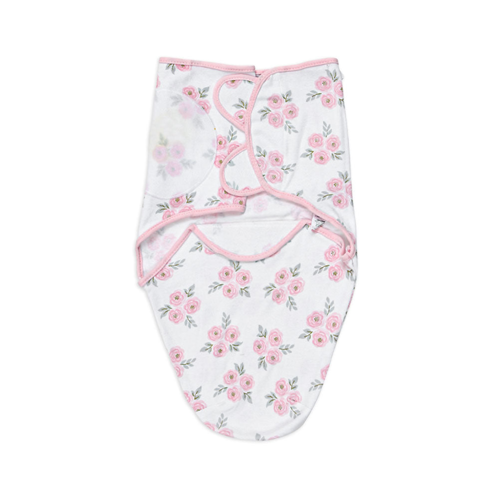 SWADDLE WRAPING SHEET BABY PINK ROSE