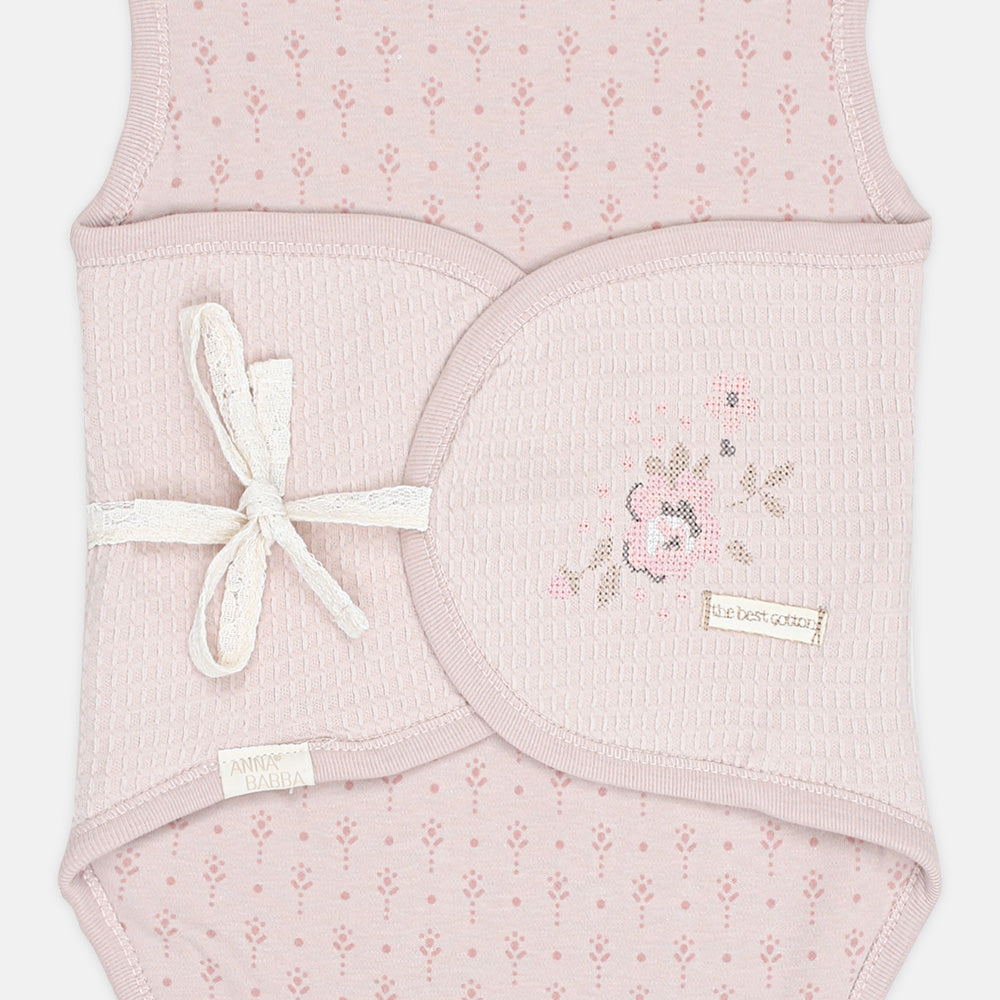 SWADDLE SHEET ROSE TEXTURED