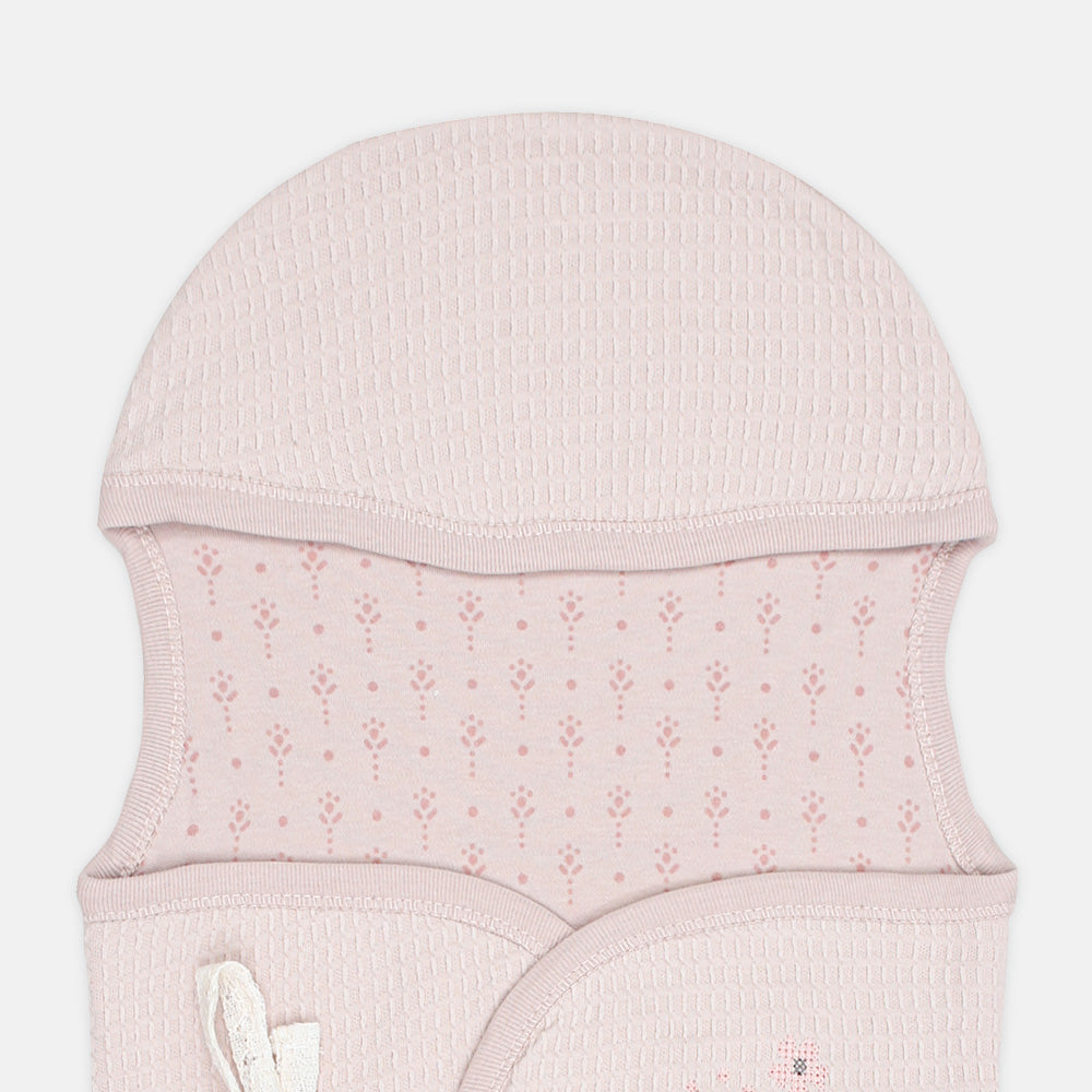 SWADDLE SHEET ROSE TEXTURED