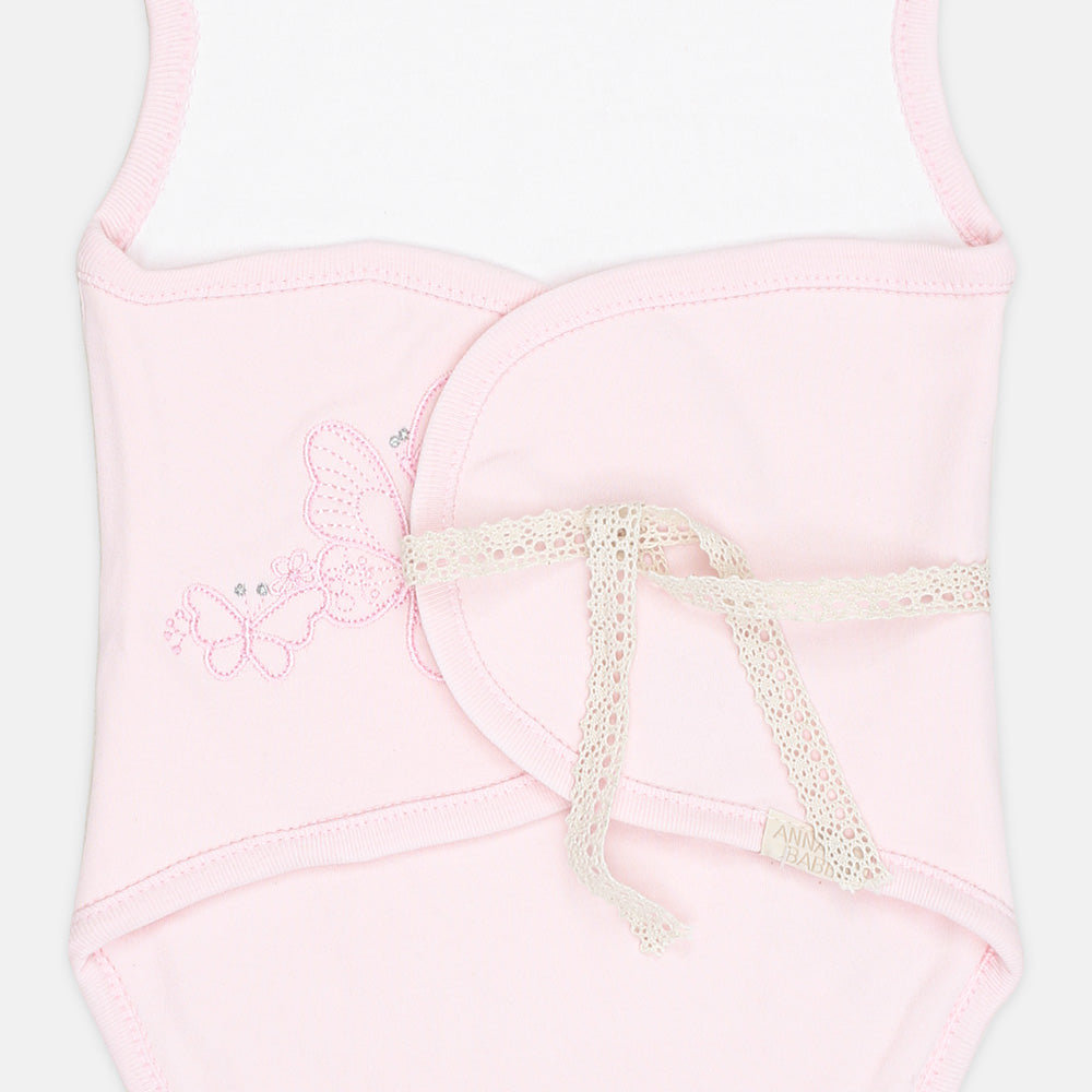 SWADDLE SHEET PINK BUTTERFLY