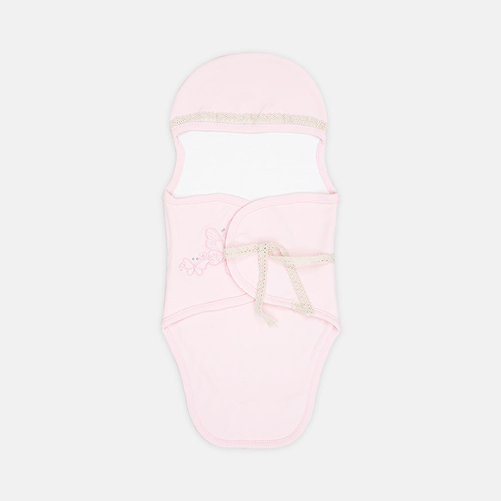 SWADDLE SHEET PINK BUTTERFLY