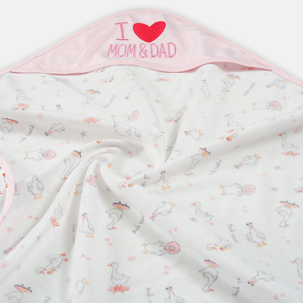 WRAPING SHEET PINK I LOVE MOM & DAD