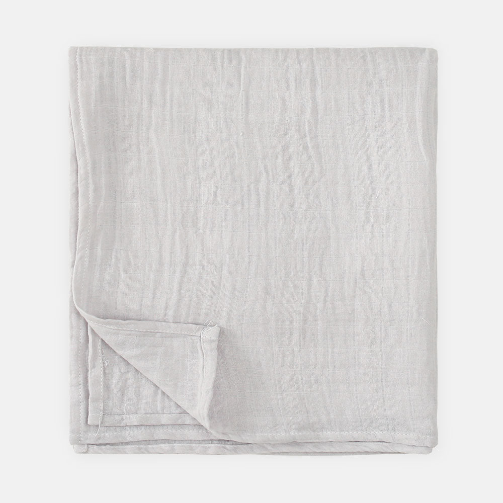 WRAPING SHEET MUSLIN PK-3 WHITE FOREST ANIMAL THEME