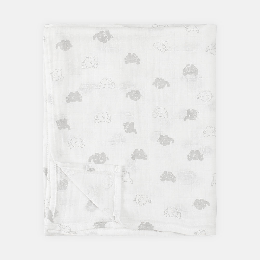 WRAPING SHEET MUSLIN PK-2 WHITE ELEPHANT