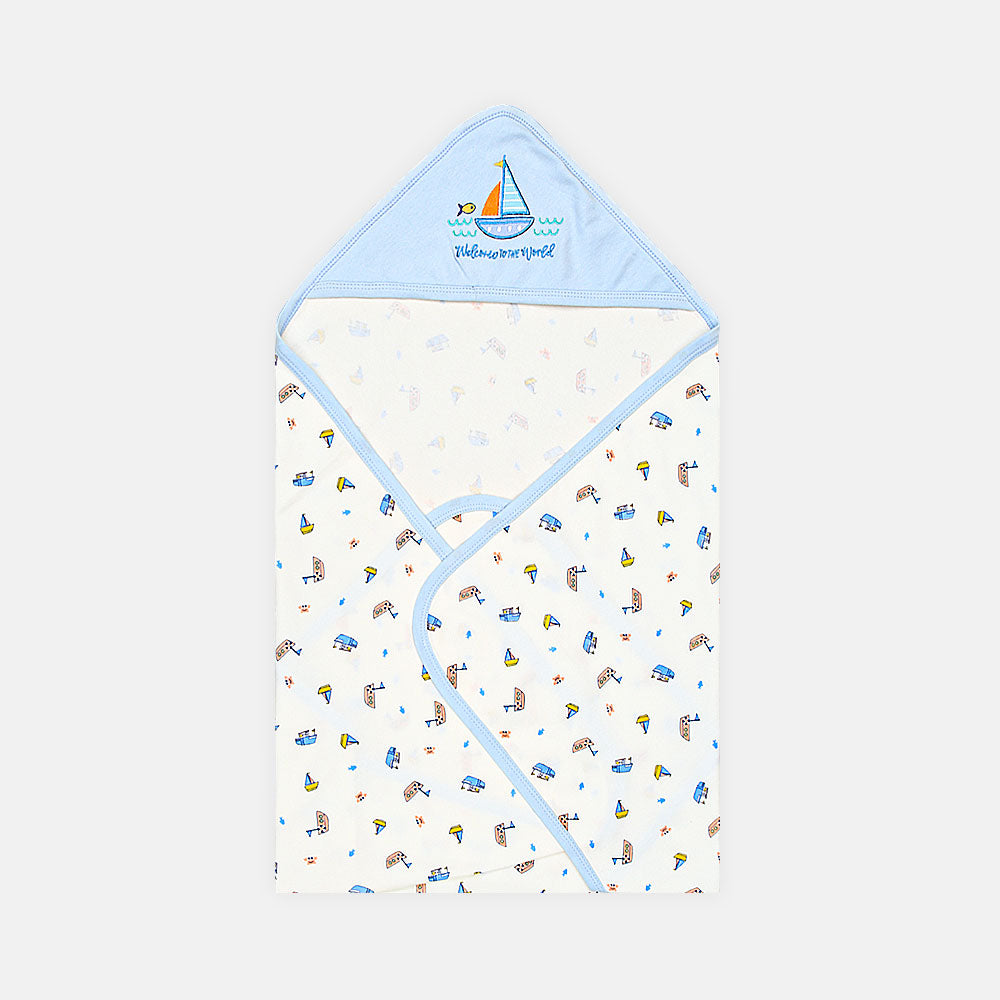 WRAPING SHEET BLUE & WHITE