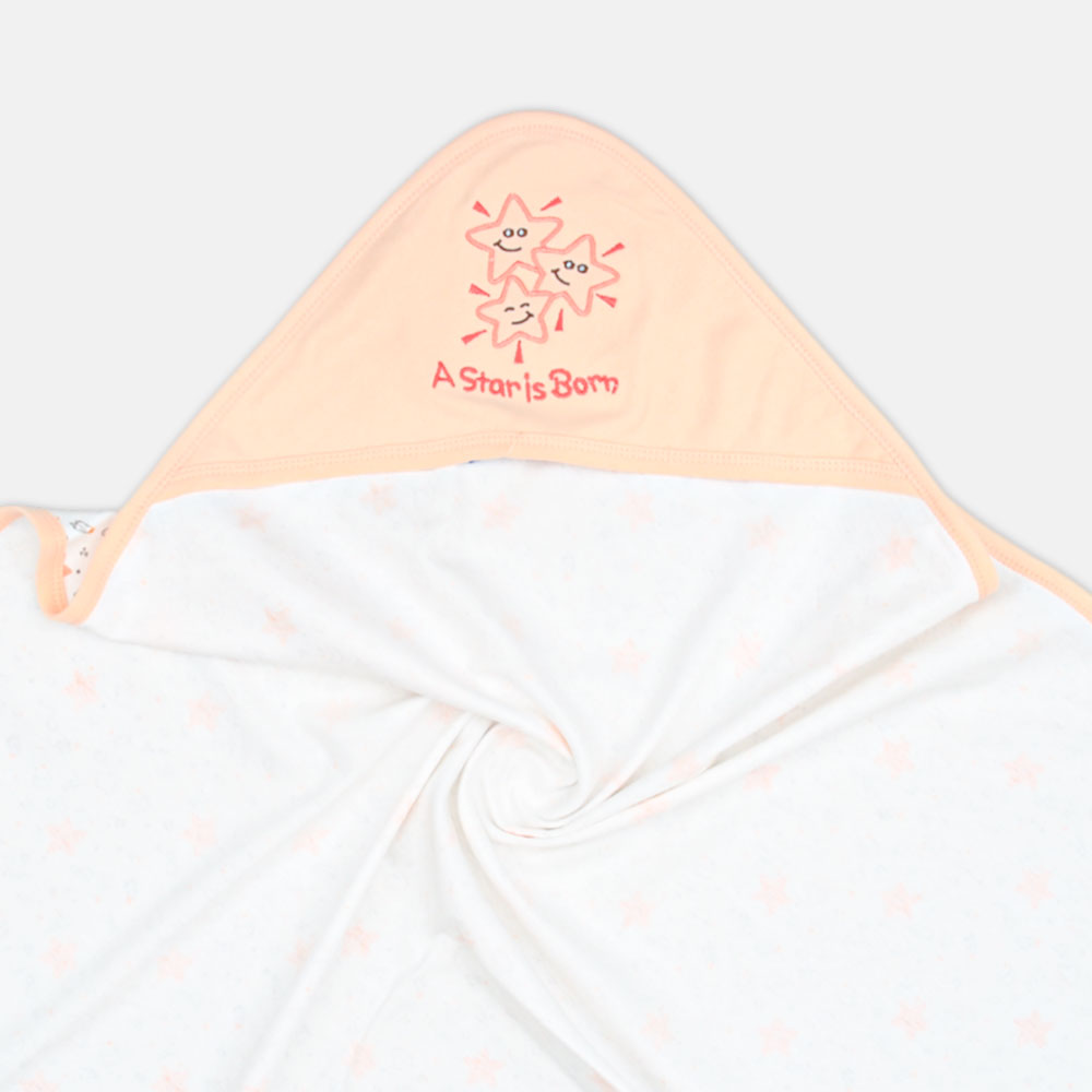 WRAPING SHEET PEACH AND WHITE