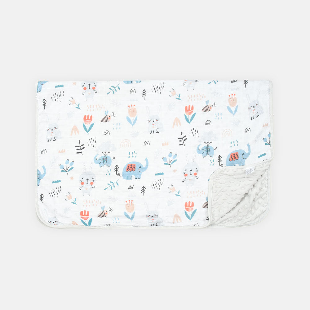 MUSLIN WRAPING SHEET REVERSIBLE PIMPLE