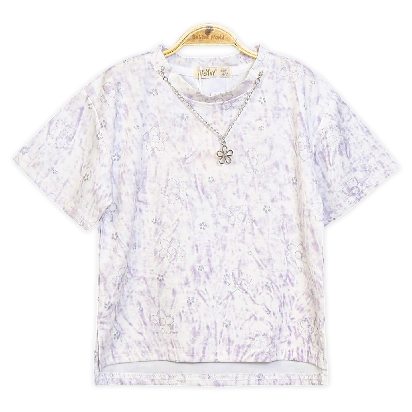 PURPLE TIE-DYE FLOWER SUIT