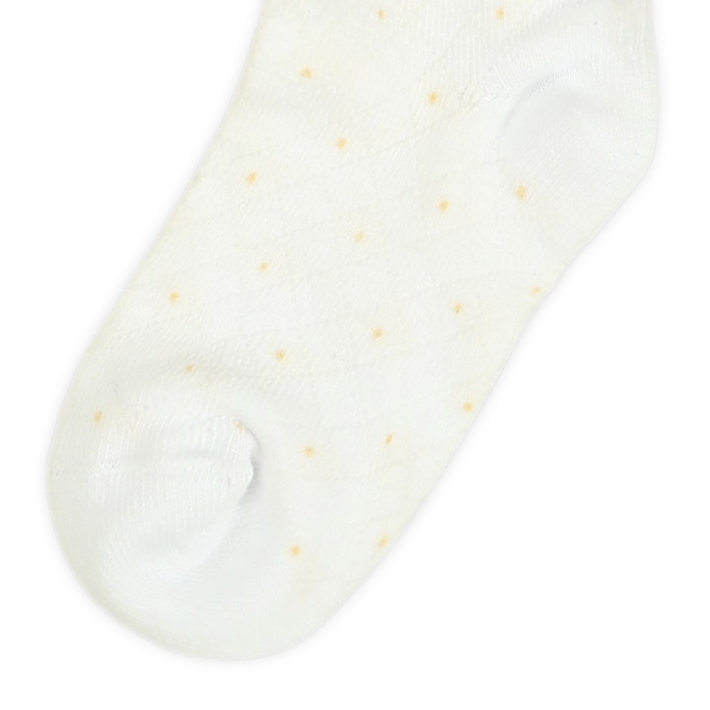 WHITE FLORAL MOTIF GIRL SOCKS