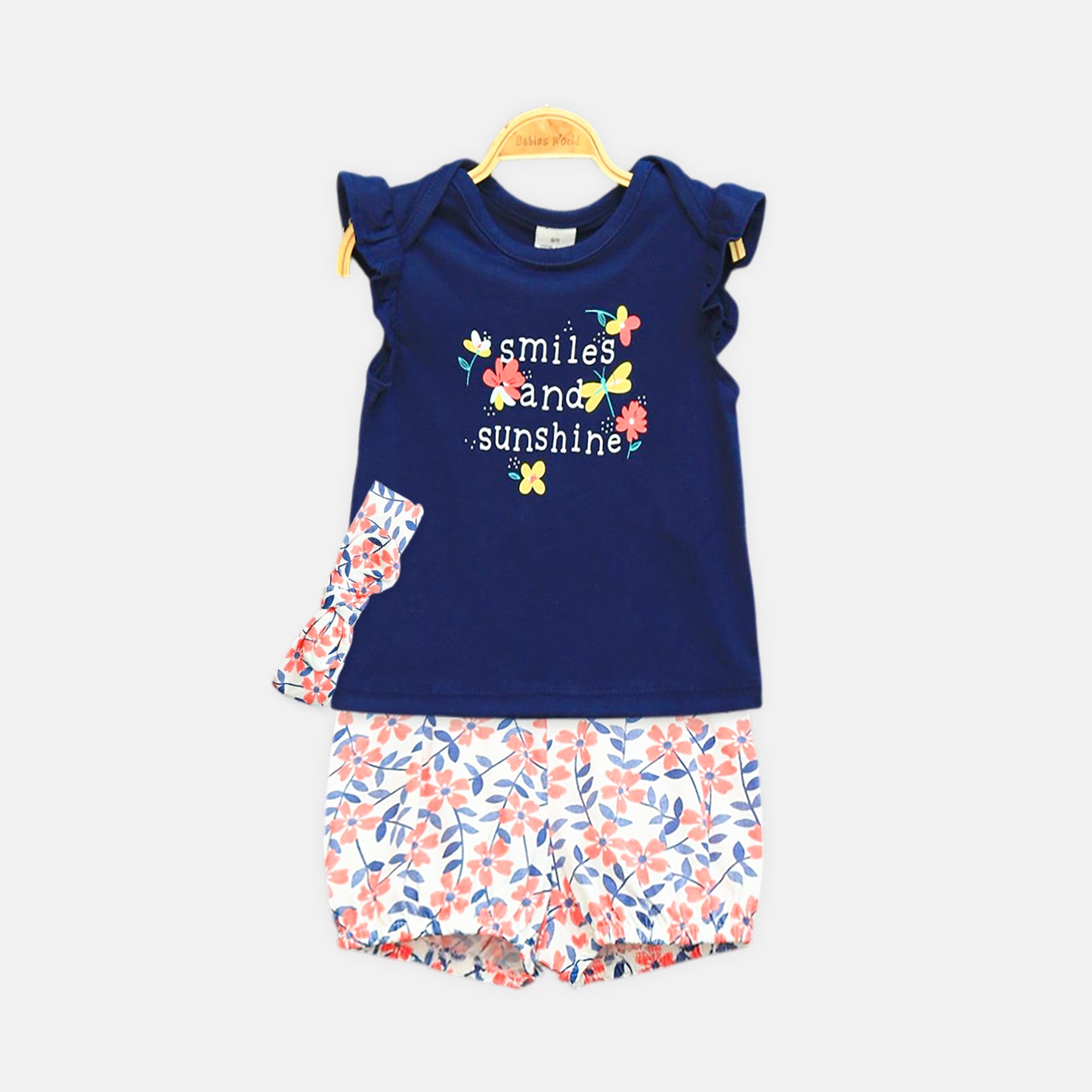 3-Piece Navy Baby Set