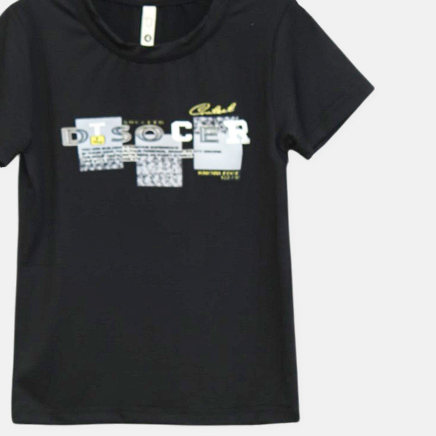 Black Soccer Tee