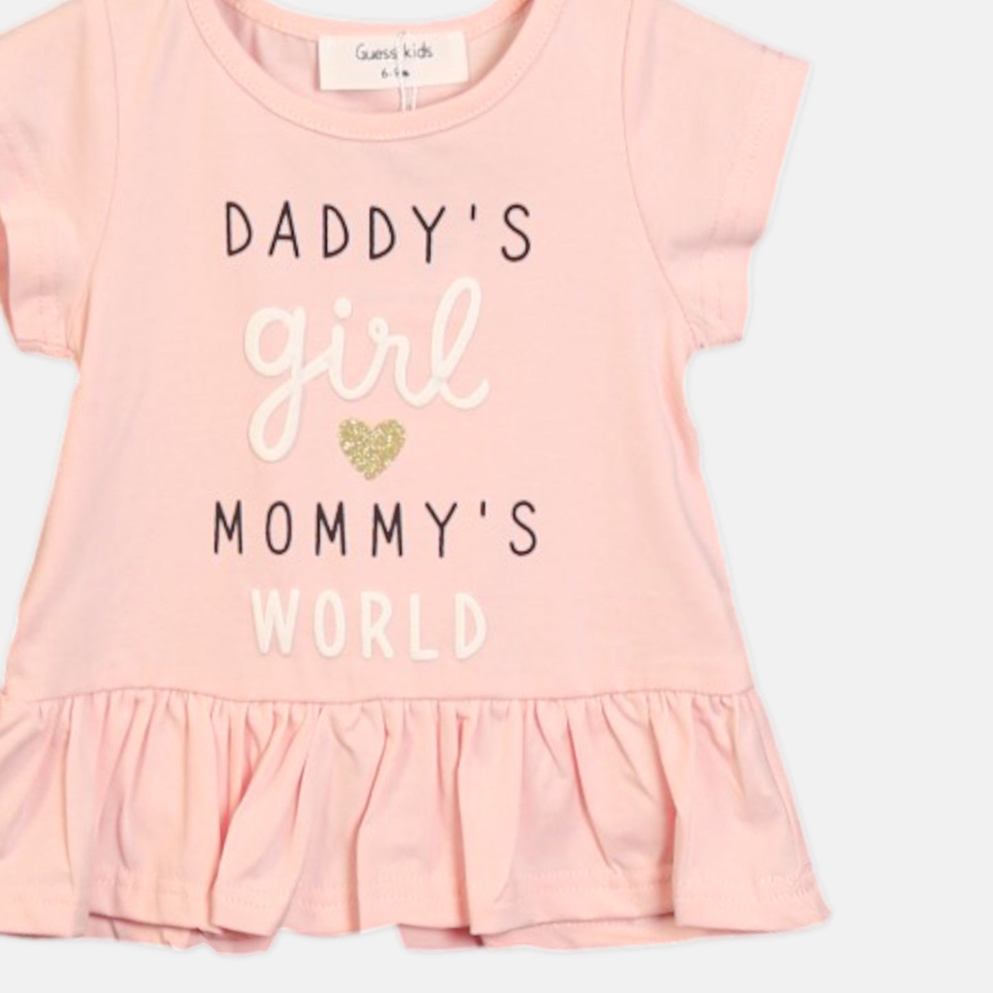 MOMMY’S WORLD PINK PEPLUM T-SHIRT
