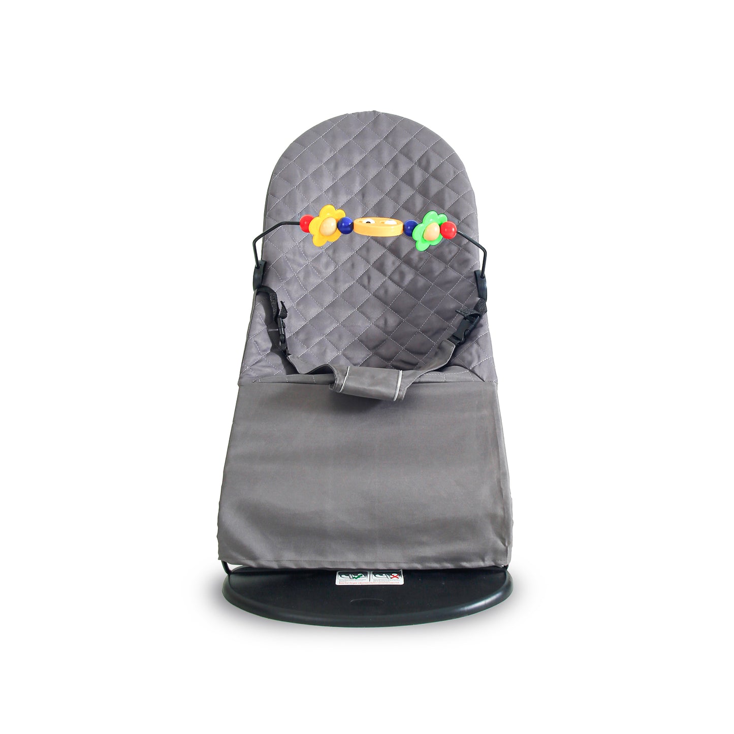 BABY BOUNCER GREY PLAY & REST