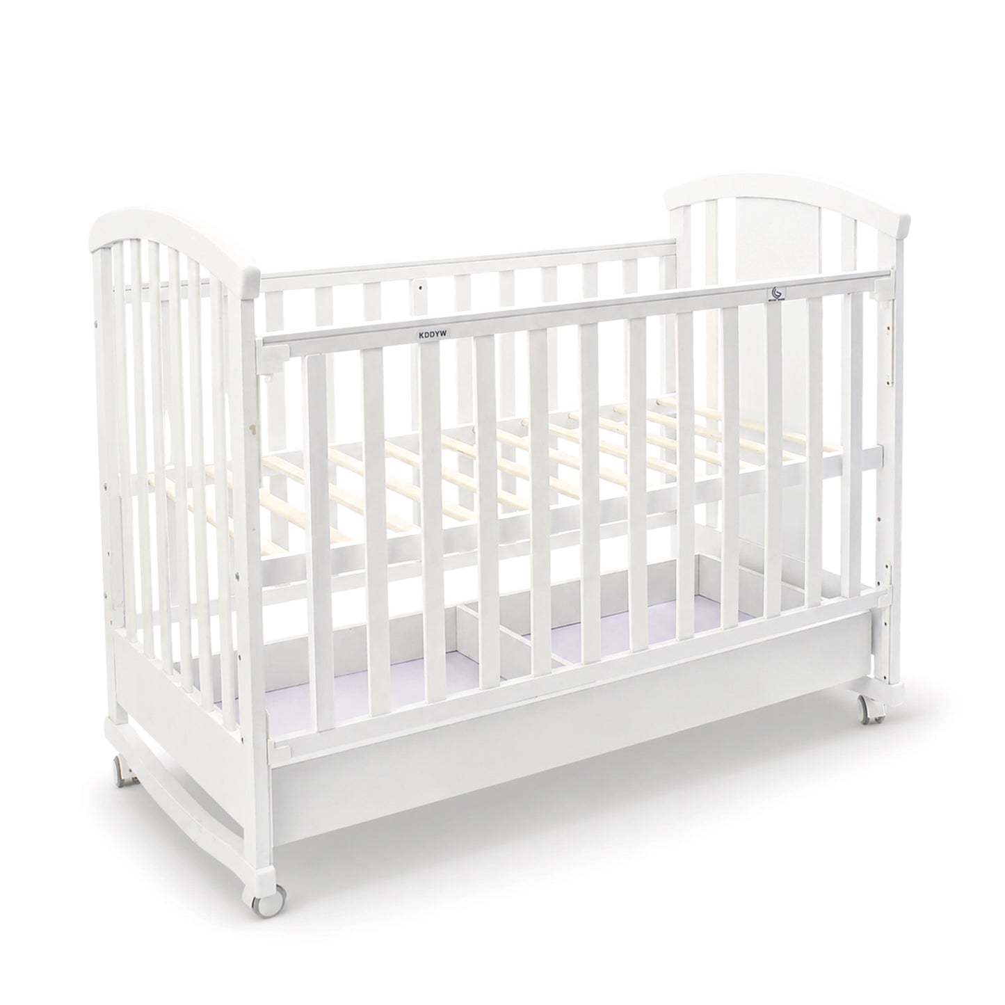 BABY WOODEN COT WHITE COMFORT-NEST