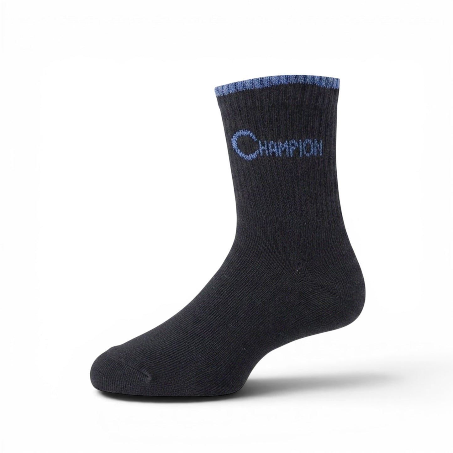 CHAMPIONS BLACK ANKLE BOY SOCKS