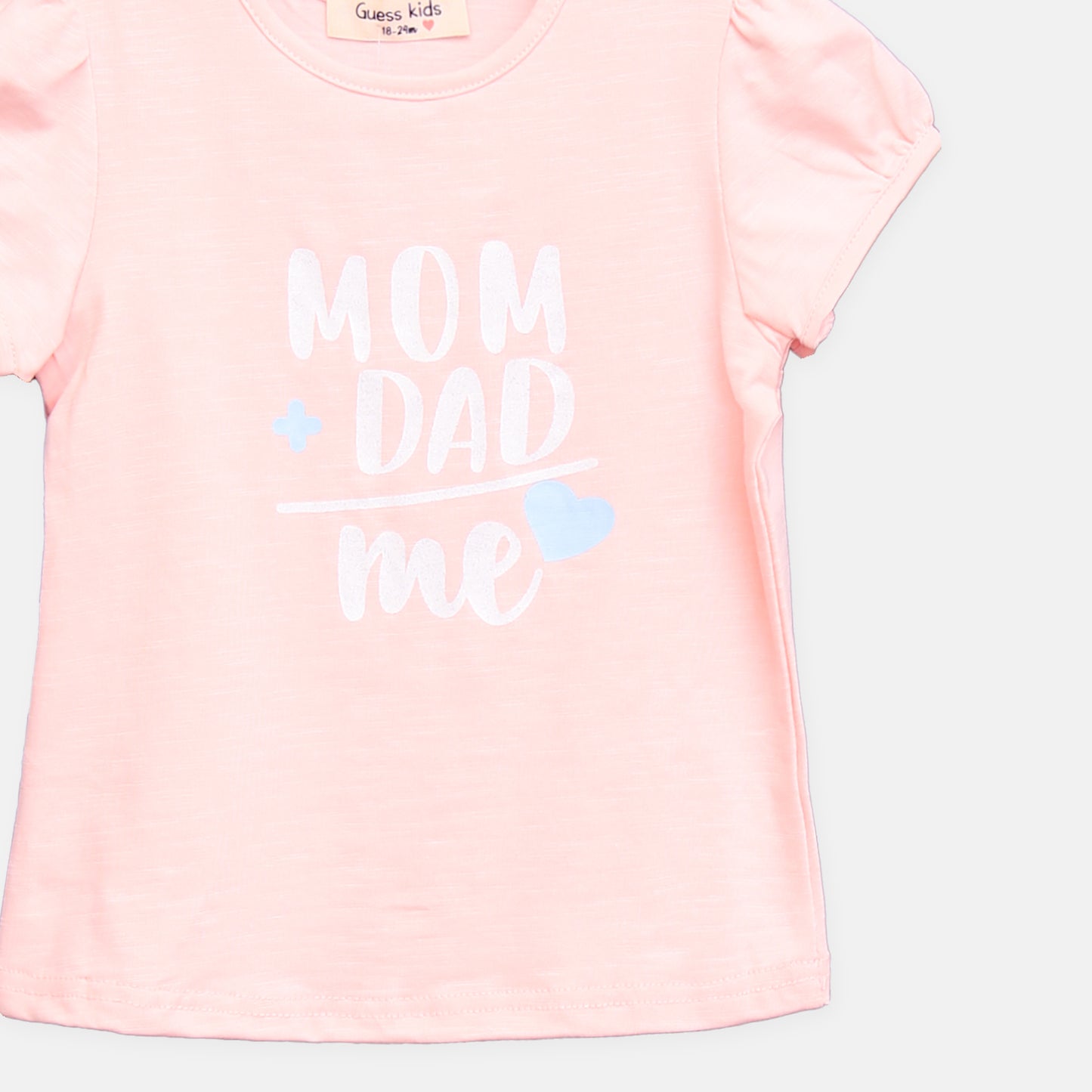 Pink Mum Dad Me Tee