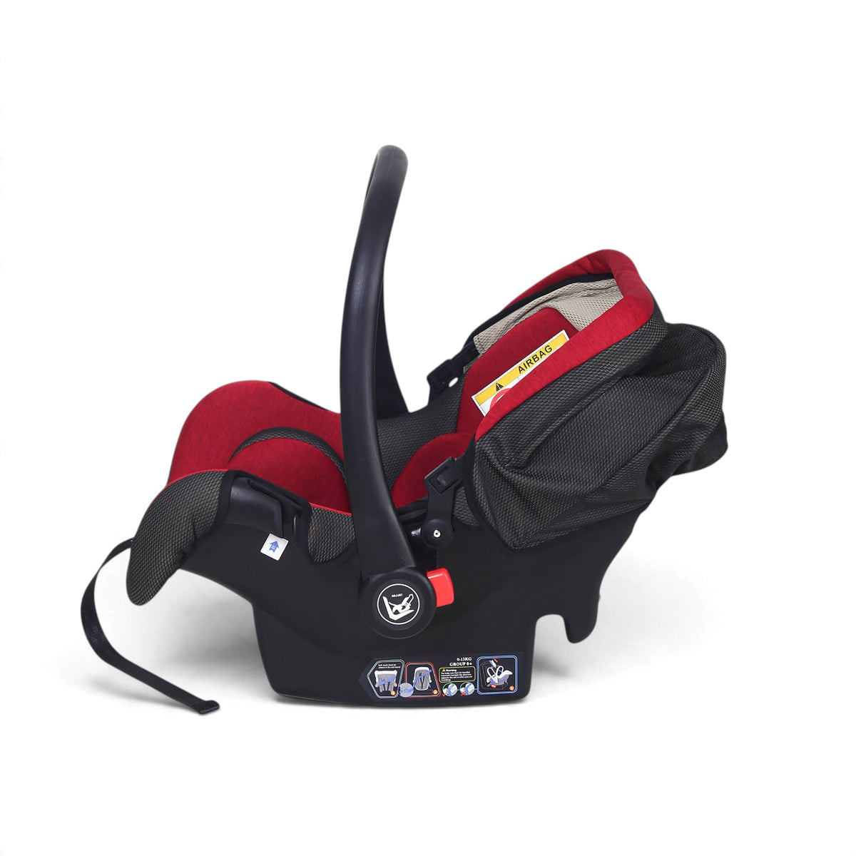 CARRY COT & CAR SEAT-RED