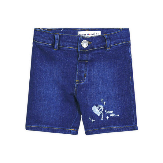 BLUE MOTTO SHORTS
