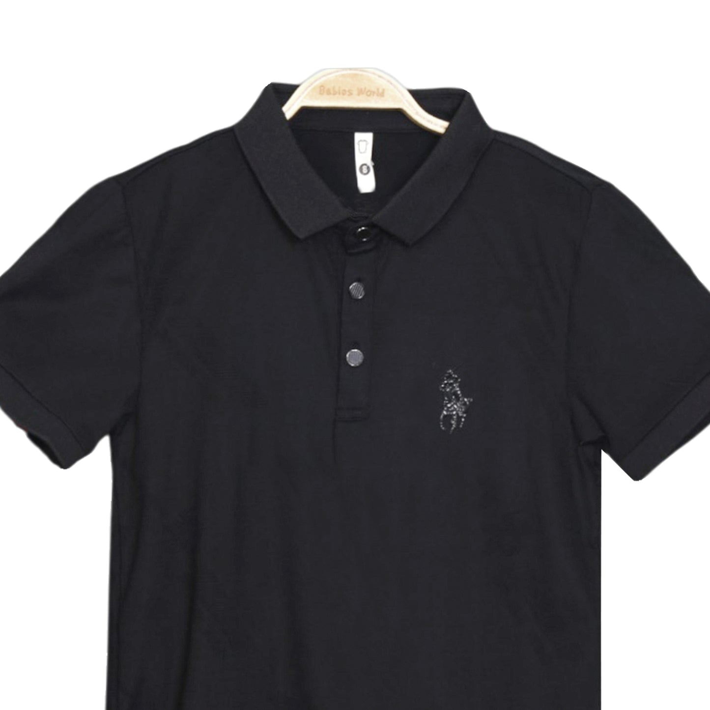 CLASSIC BLACK POLO SHIRT