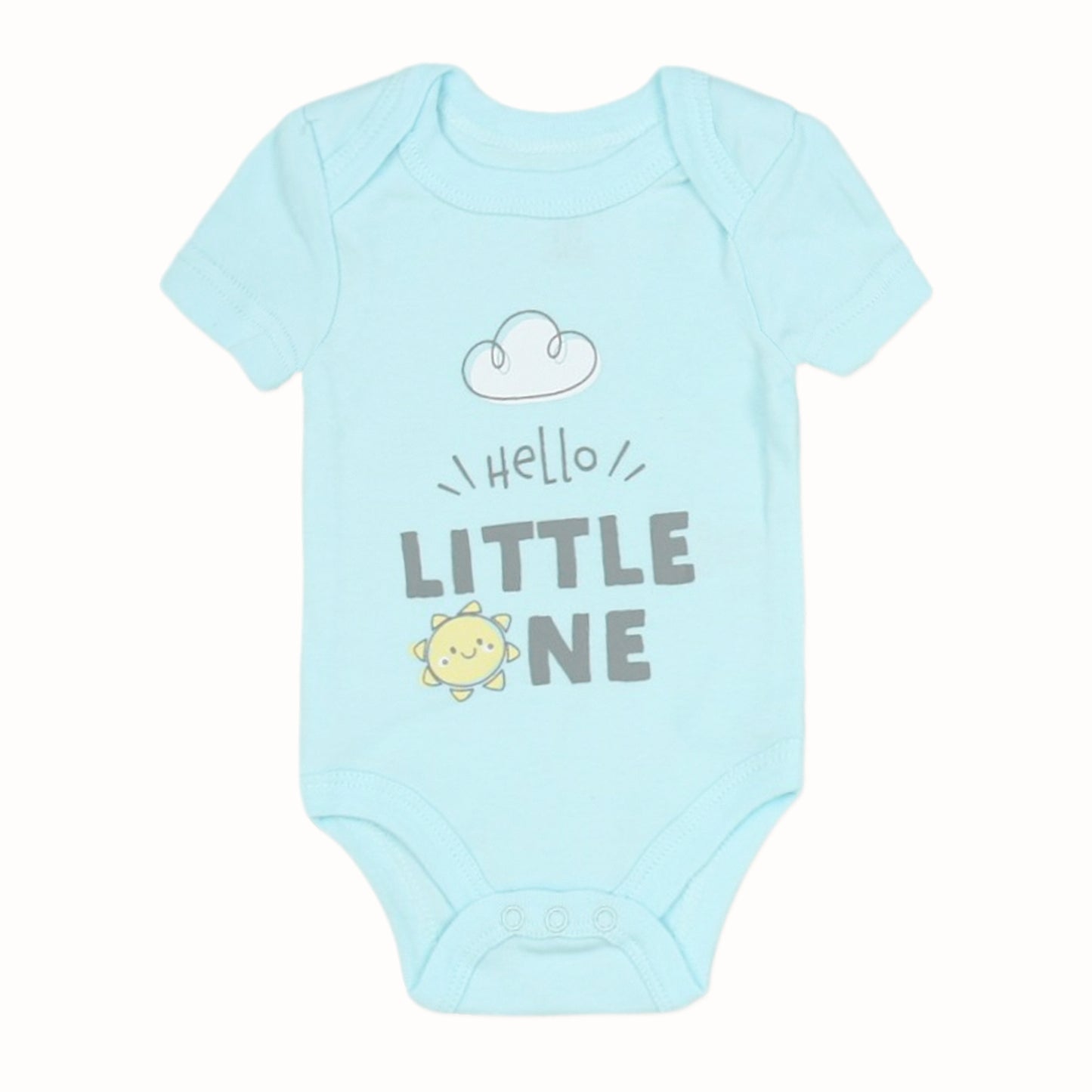 CUTE CRITTER 5-PIECE LAYETTE SET (AQUA) BOY