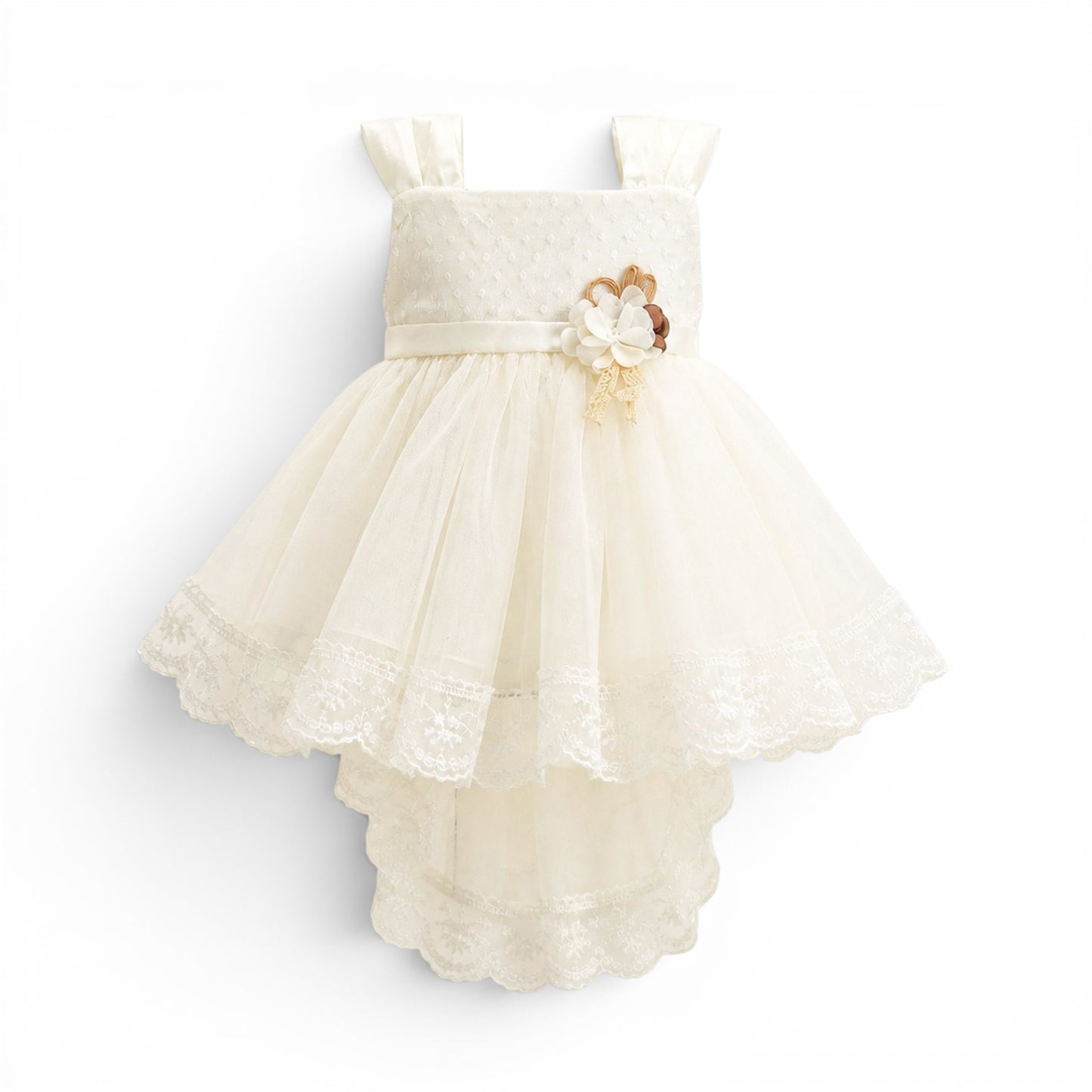 FLORAL BABY GIRL FANCY FROCK GIFT SET