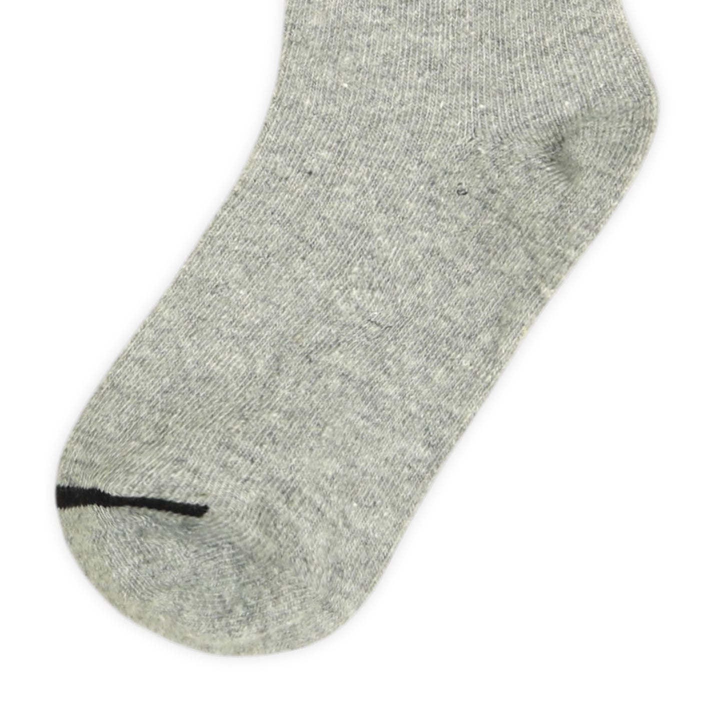STRIPED CUFF BLACK ANKLE BOY SOCKS
