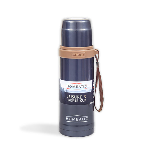 STEEL WATER BOTTLE 600 ML BLUE
