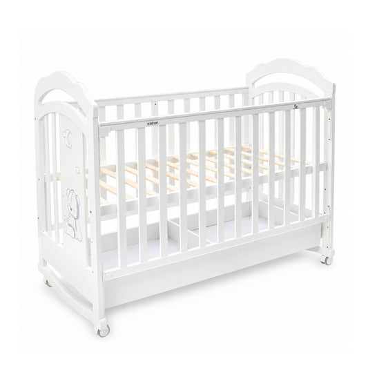 BABY WOODEN COT WHITE DREAMY DREAMS
