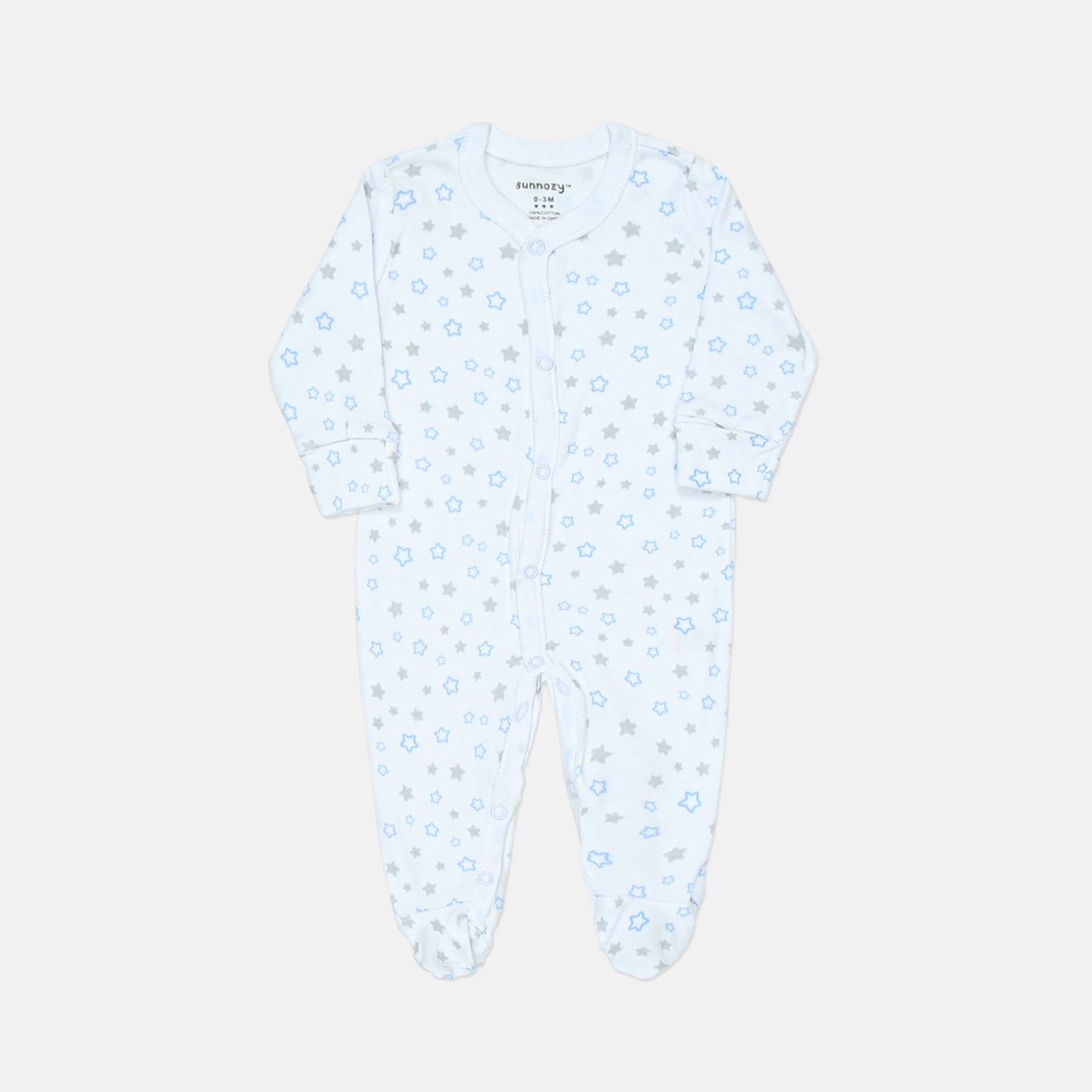 Bear & Bloom Sleepsuits Pk-3