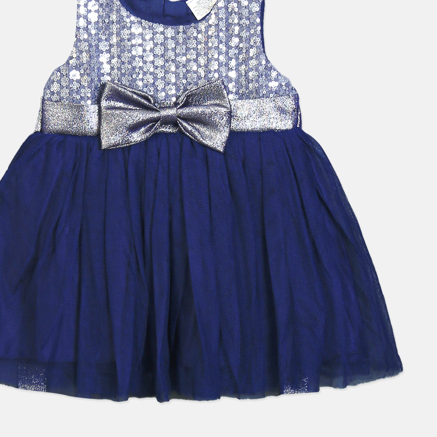 NAVY SHIMMER FANCY FROCK