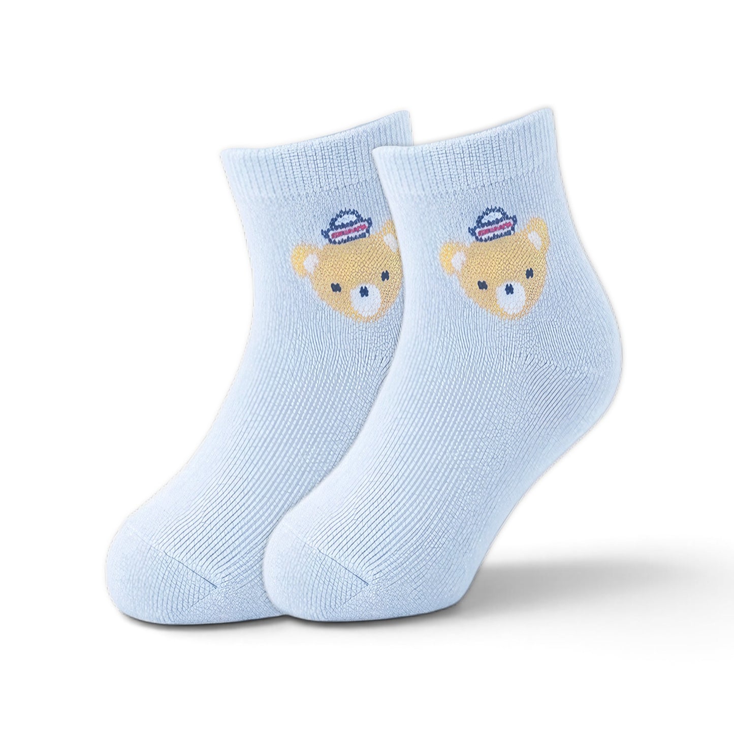 MILLIE & TILLIS ANCHOR, SOLID & SAILOR BEAR BOY SOCKS PK-3