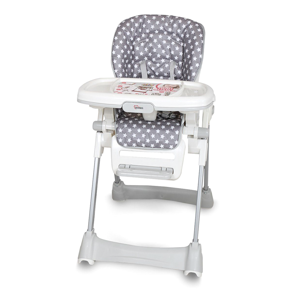 BABY ADJUSTABLE HIGH CHAIR-GREY