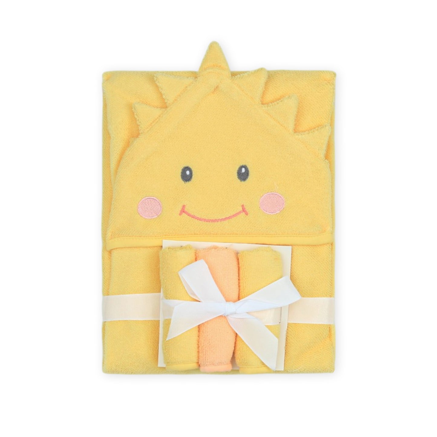 BATH TOWEL & 3 FACE TOWELS SUNSHINE SMILES TOWEL SET