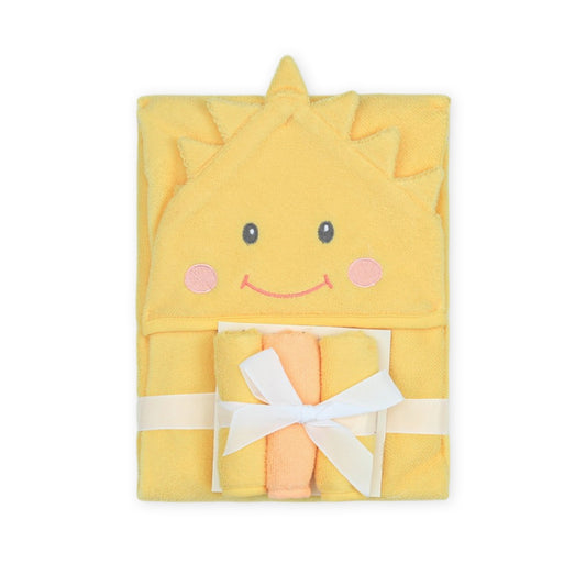 BATH TOWEL & 3 FACE TOWELS SUNSHINE SMILES TOWEL SET