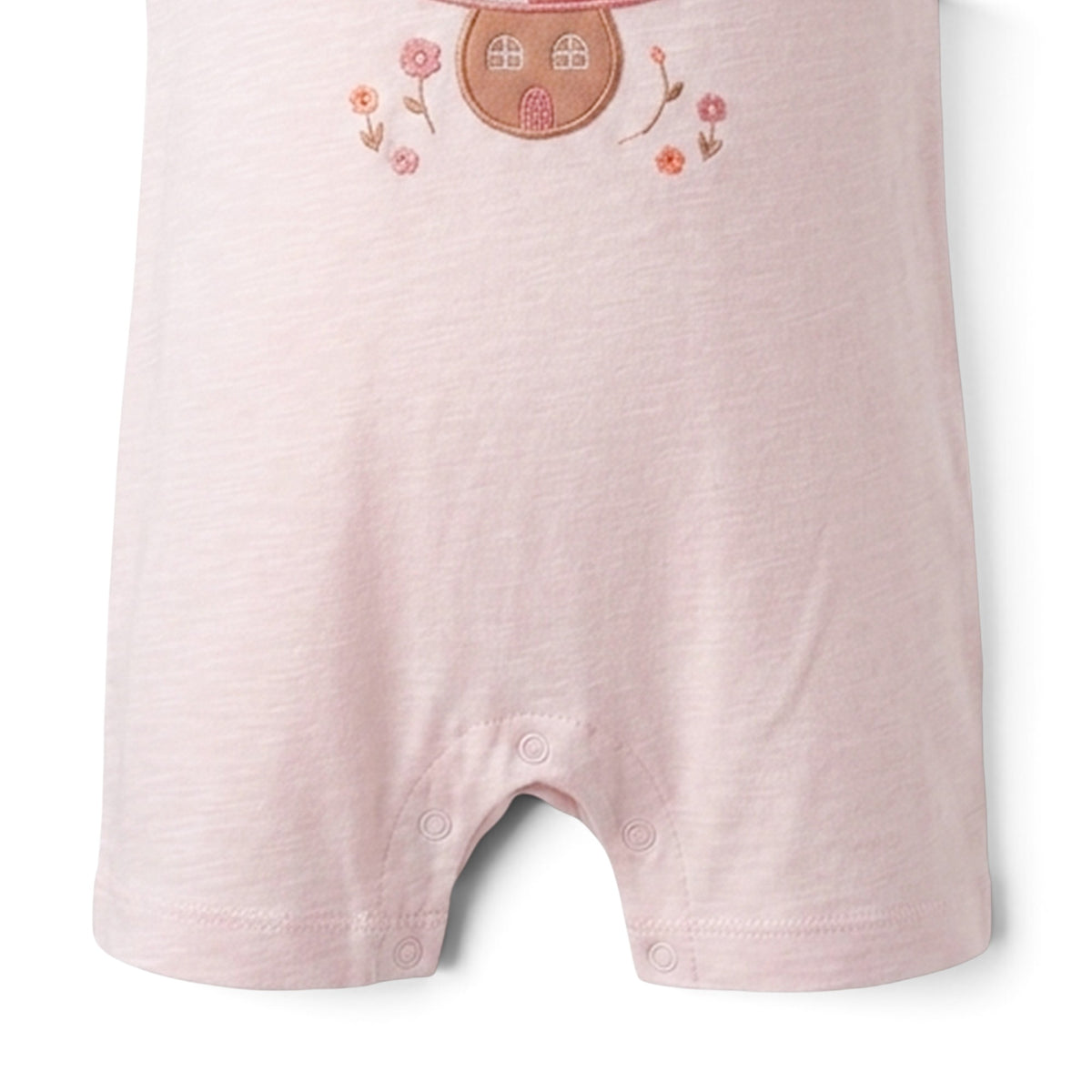 BABY GIRL MUSHROOM ROMPER