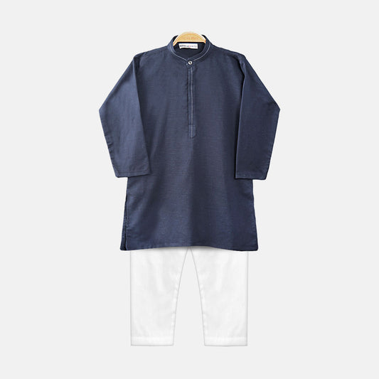 KURTA PAJAMA NAVY BLUE